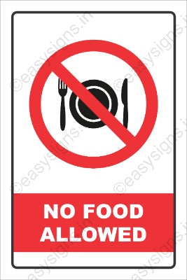 No Food Allowed