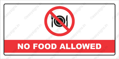No Food Allowed