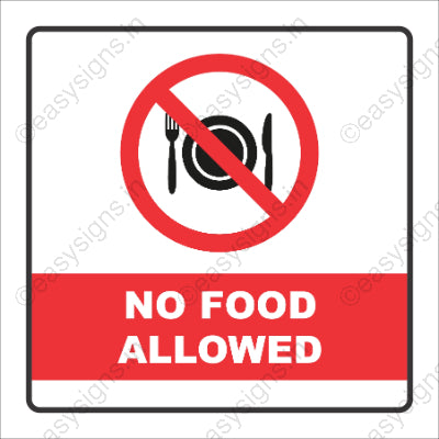 No Food Allowed