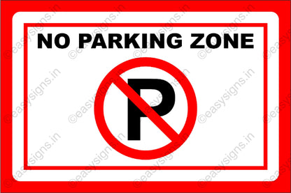 No Parking Zone