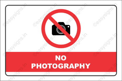 No Photography