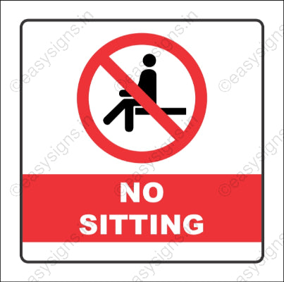 No Sitting