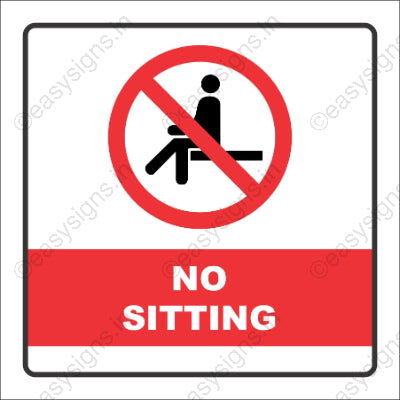 No Sitting