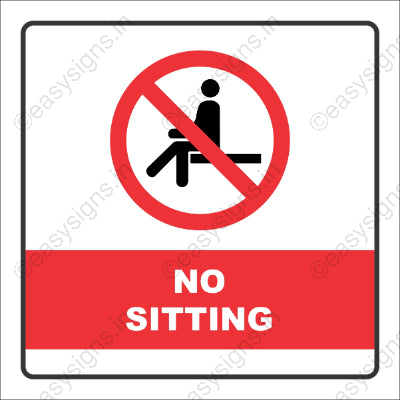 No Sitting