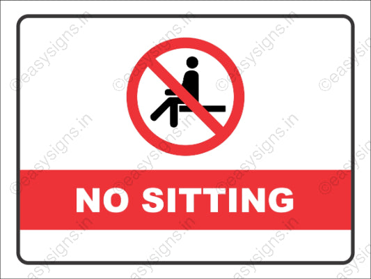 No Sitting
