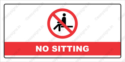 No Sitting