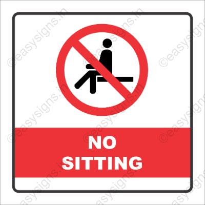 No Sitting