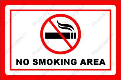 No Smoking Area