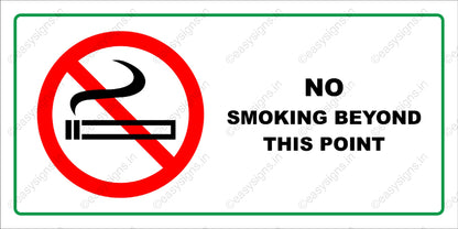 No Smoking Beyond This Point