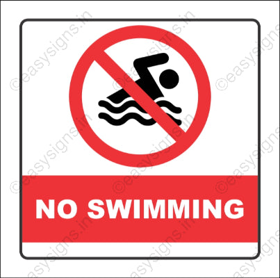 No Swimming