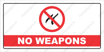 No Weapons