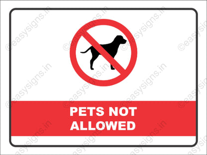 No Pets Allowed
