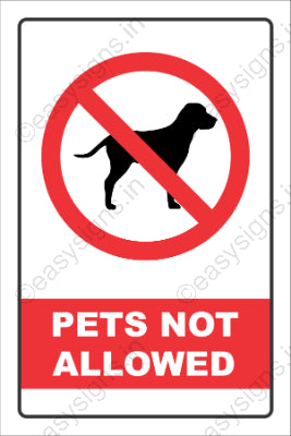 No Pets Allowed