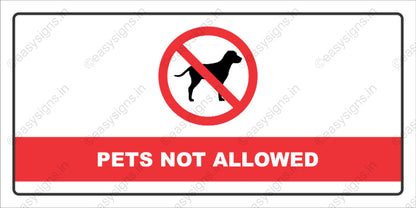 No Pets Allowed