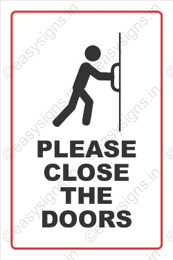 Please Close The Doors