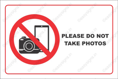 Please Do Not Take Photos