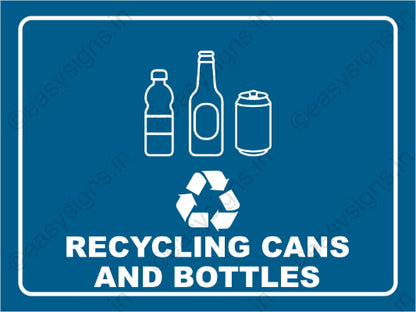 Recyclable Cans And Bottles