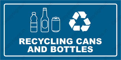 Recyclable Cans And Bottles