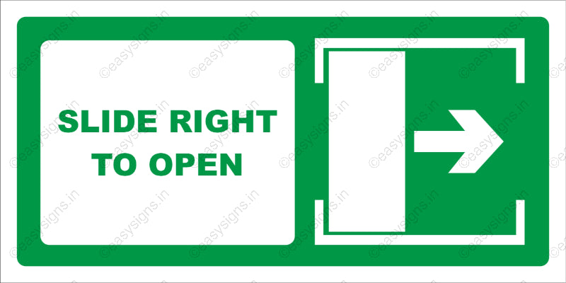 Slide Right To Open