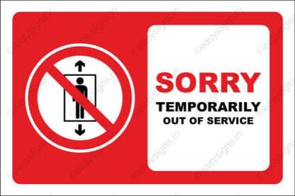 Sorry Temporarily Out Of Service