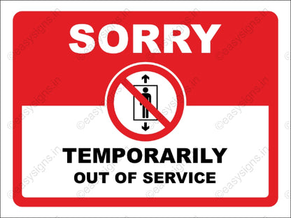 Sorry Temporarily Out Of Service