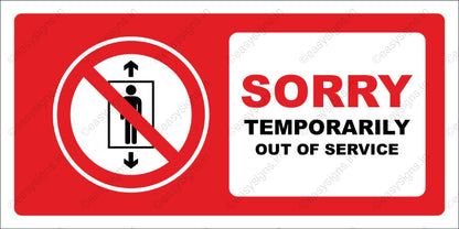 Sorry Temporarily Out Of Service