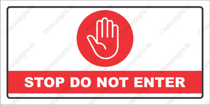 Stop Do Not Enter
