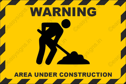 Warning Area Under Construction